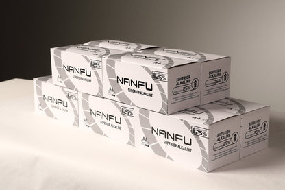 Box of Nanfu 1.5V Alkaline AA in 8 Blister Pack - Nanfuusa