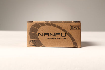 Box of Nanfu Alkaline 1.5V AAA4 in Plastic Pack - Nanfuusa