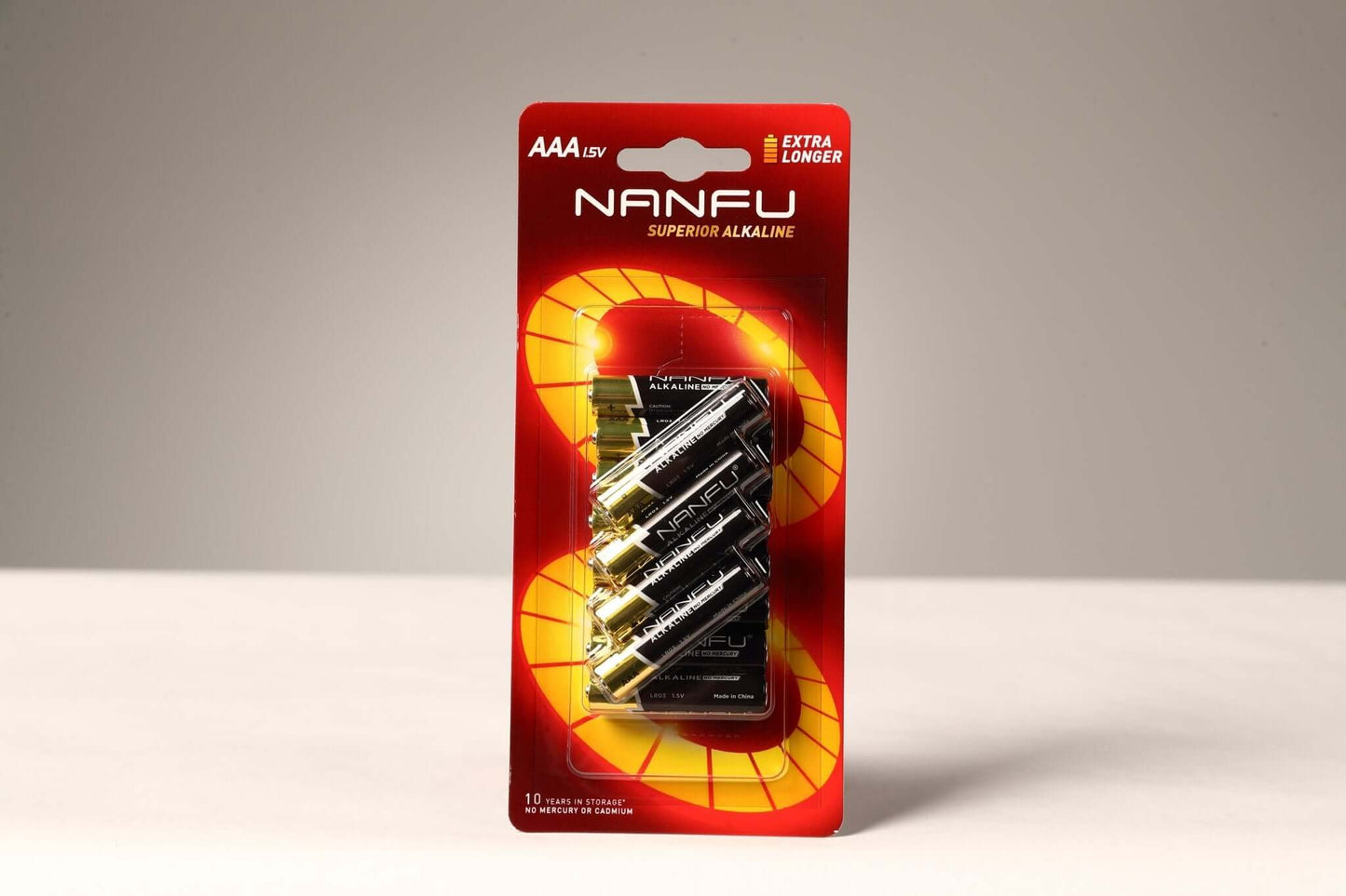 NANFU 1.5V AAA Alkaline Batteries 12 Blister Pack - Nanfuusa