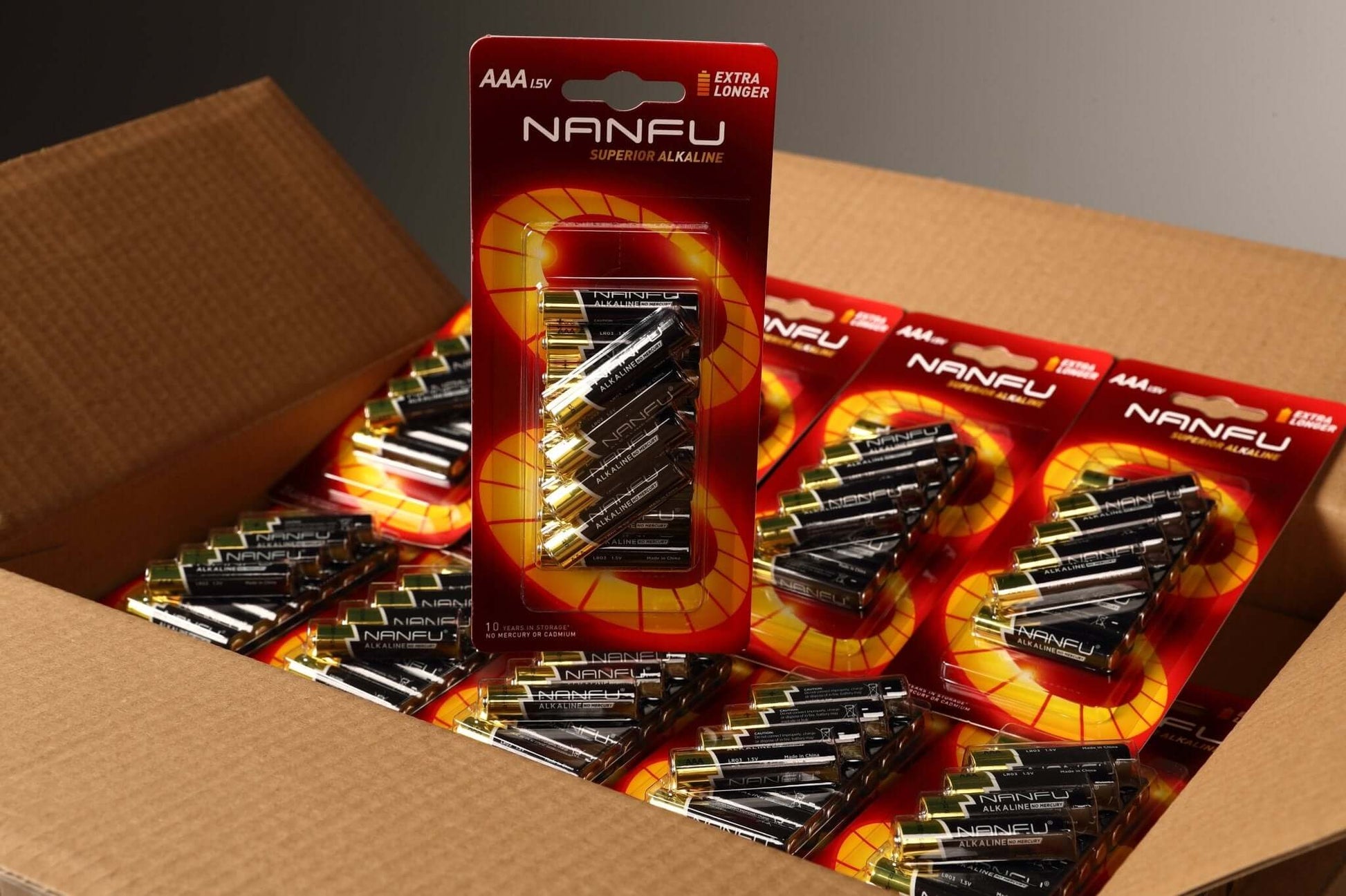 NANFU 1.5V AAA Alkaline Batteries 12 Blister Pack - Nanfuusa
