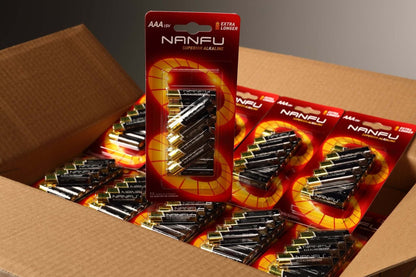 NANFU 1.5V AAA Alkaline Batteries 12 Blister Pack - Nanfuusa